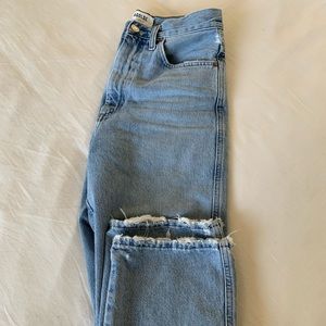 AGOLDE ‘Lana’ mid-rise straight leg jeans